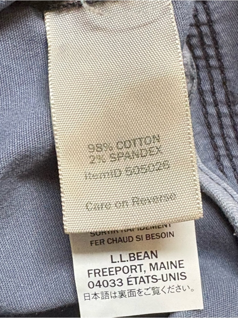 LL Bean Favorite Fit Stretch Canvas Cargo Pants Mid-Rise Straight Leg Womens - Picture 4 of 5
